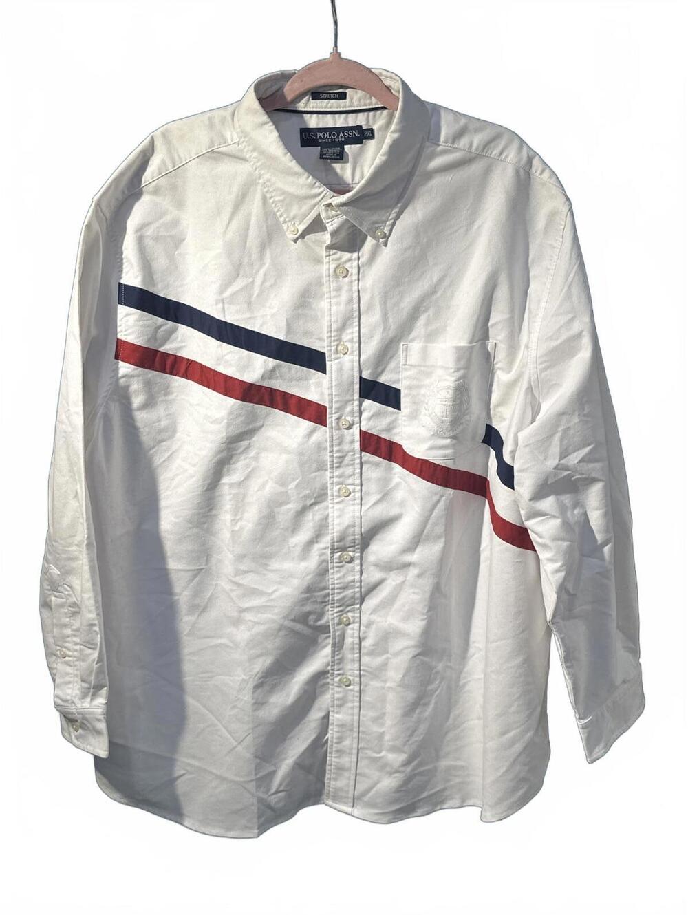 Men’s 2XL U.S. Polo Association Long Sleeve Button-Up